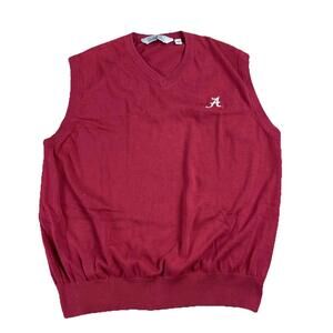 Campus Collection Alabama Crimson Tide Sweater Vest Men's Medium Cotton College